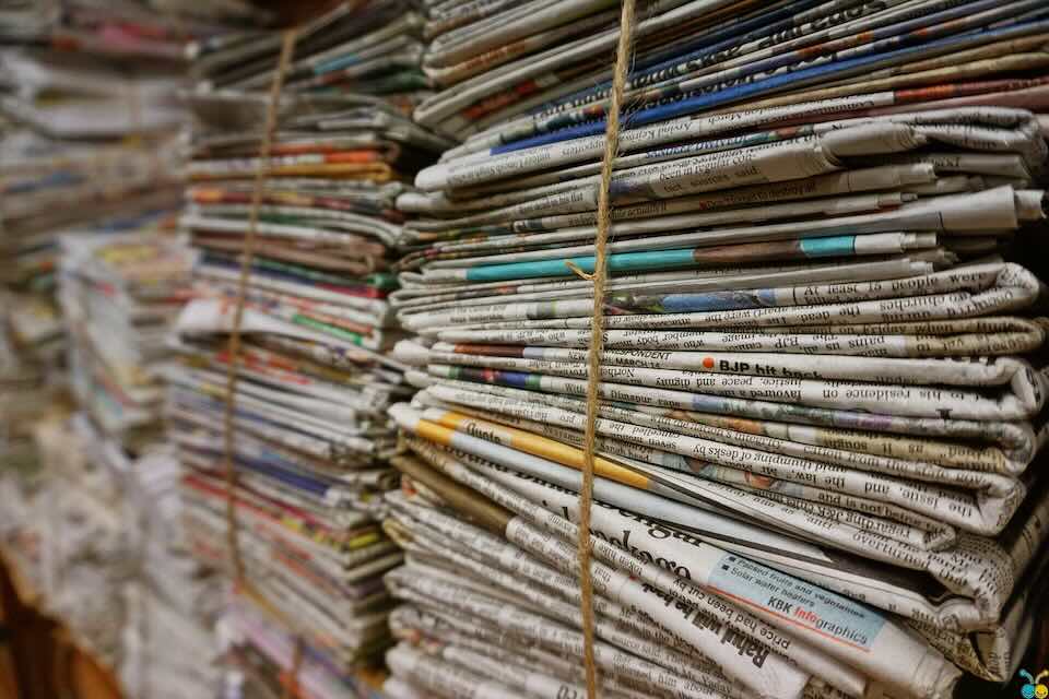 Photo of newspapers